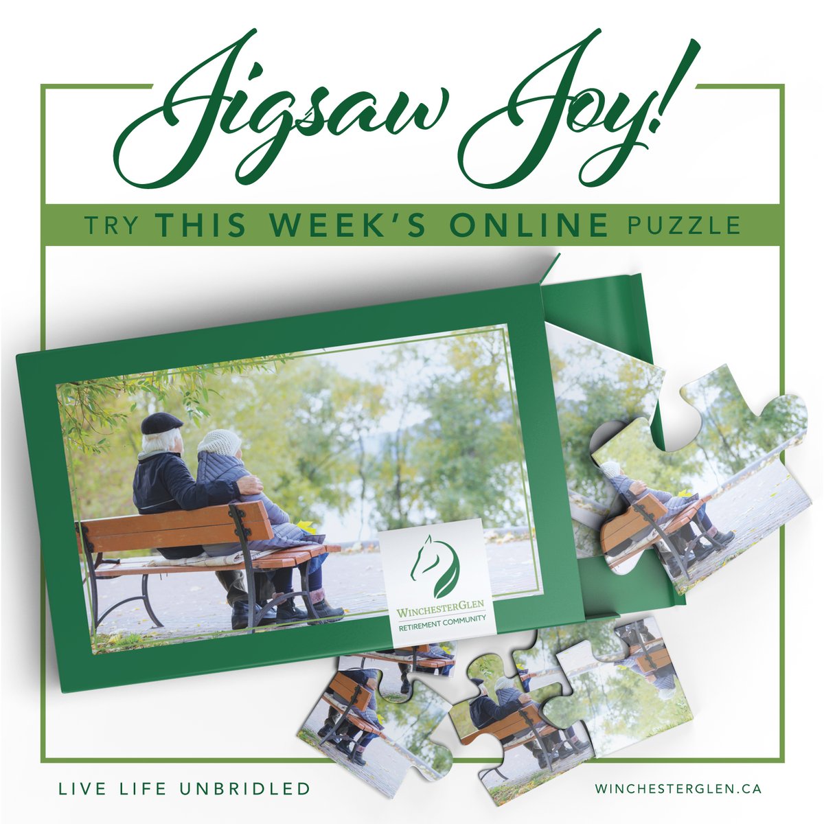 Do you enjoy puzzles? Click the link to try this super fun online version! For a challenge, watch the timer in the top right corner.
How fast can you complete the puzzle? pos.li/2hadj7 

#winchesterglenrc #seniors #seniorliving #livinggracefully #retirementliving