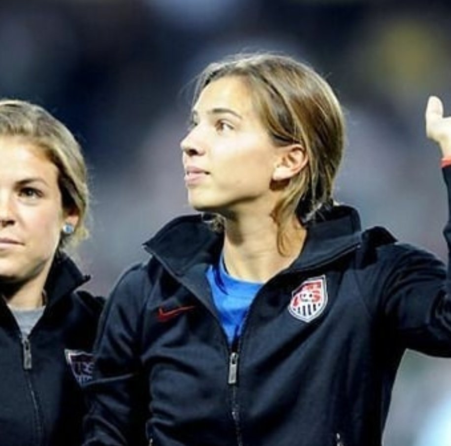 Tobin Heath's jawline; a thread