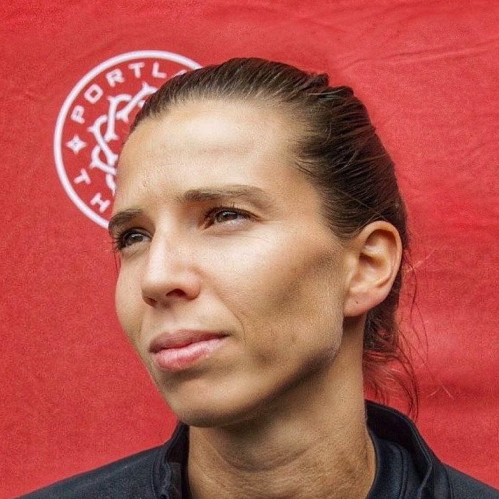 Tobin Heath's jawline; a thread