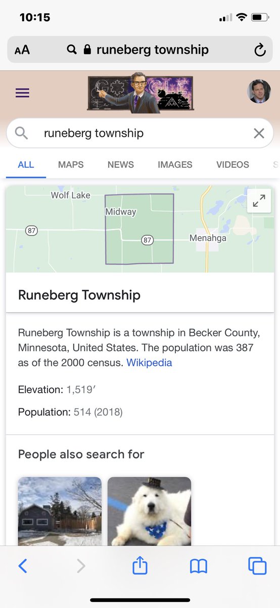 5/ hmmm. Okay what about Runeberg Township?