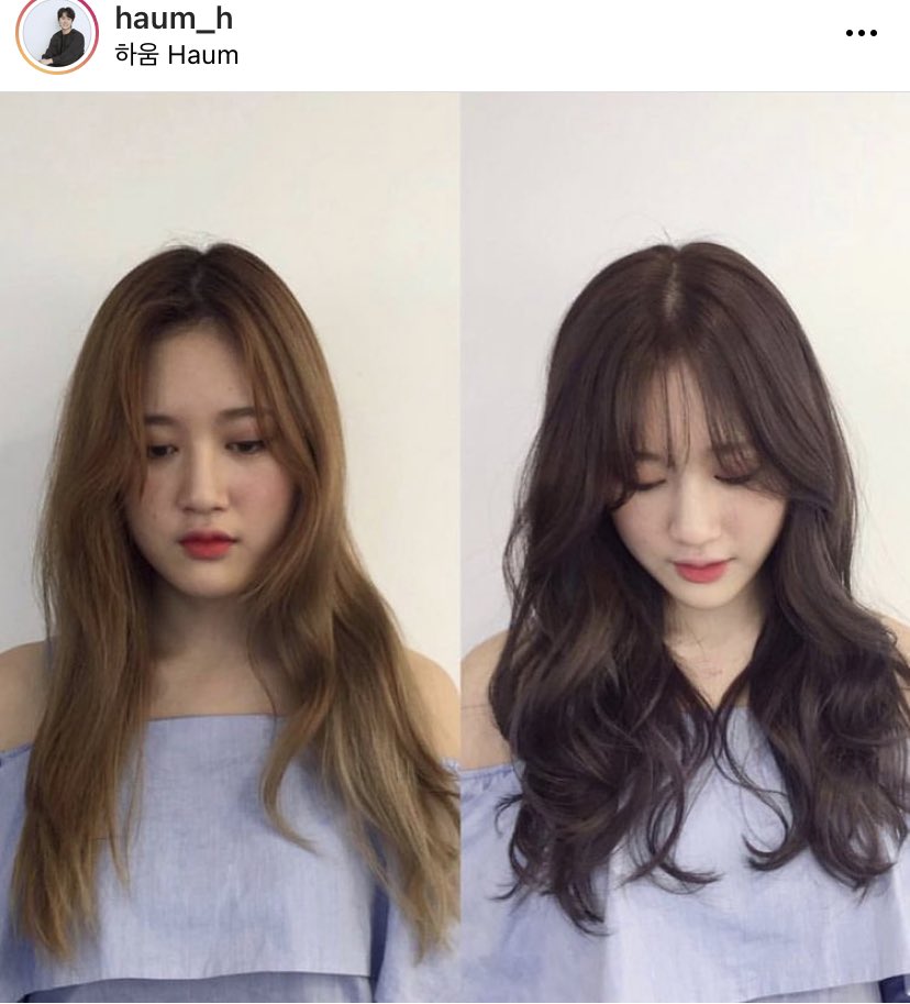 แค่ทรงผมเปลี่ยนหน้าก็เปลี่ยนที่แท้ทรู แบบเห็นช่างทำผมเกาหลี ig: haum_h ทำผมทีไรคืออยากวาปไปทำด้วยตลอด คือชเขาทำผมได้เข้ากับรูปหน้าแต่ละคนมากๆ และตัดหน้าม้าซีทรูสวยด้วย ใดๆคืออิจฉาคนเกาหลีมากเหมือนบ้านเขารวมแต่ช่างทำผมเก่งๆไว้อ่ะ😂