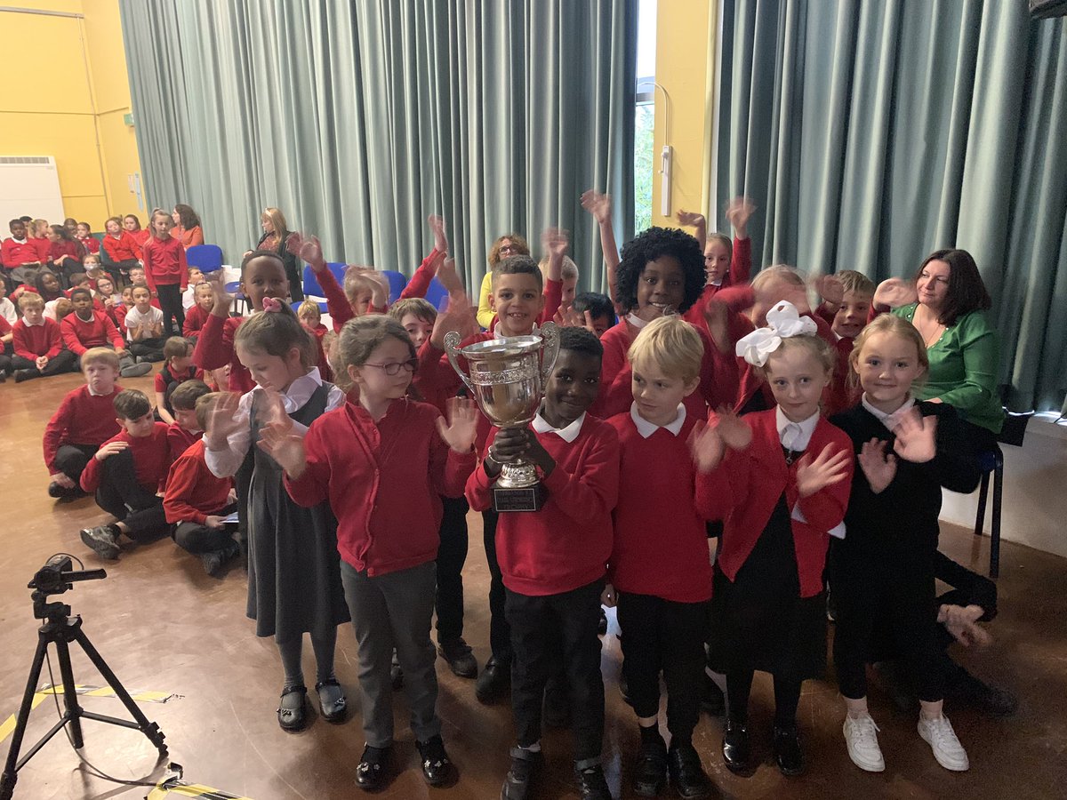 .... the highlight of the show .... it went live as well ... it’s the quickest children in the world as we play  @TTRockStars  #XTables ... blitzing their way to glory - take a bow Meera in Y1 who owned the x4 times tables .... and to Jessica in Y4 who took the KS2 title. X16 next