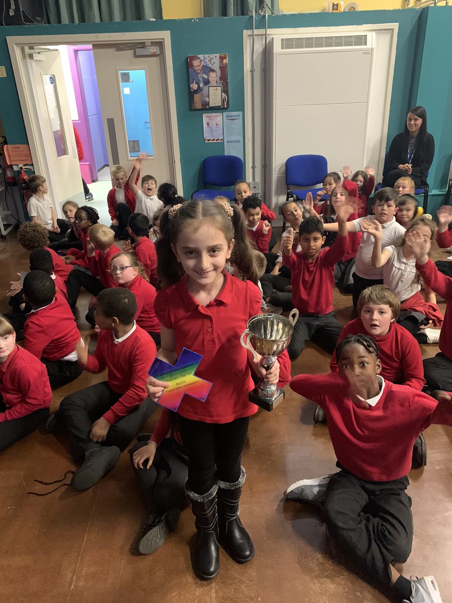 .... the highlight of the show .... it went live as well ... it’s the quickest children in the world as we play  @TTRockStars  #XTables ... blitzing their way to glory - take a bow Meera in Y1 who owned the x4 times tables .... and to Jessica in Y4 who took the KS2 title. X16 next