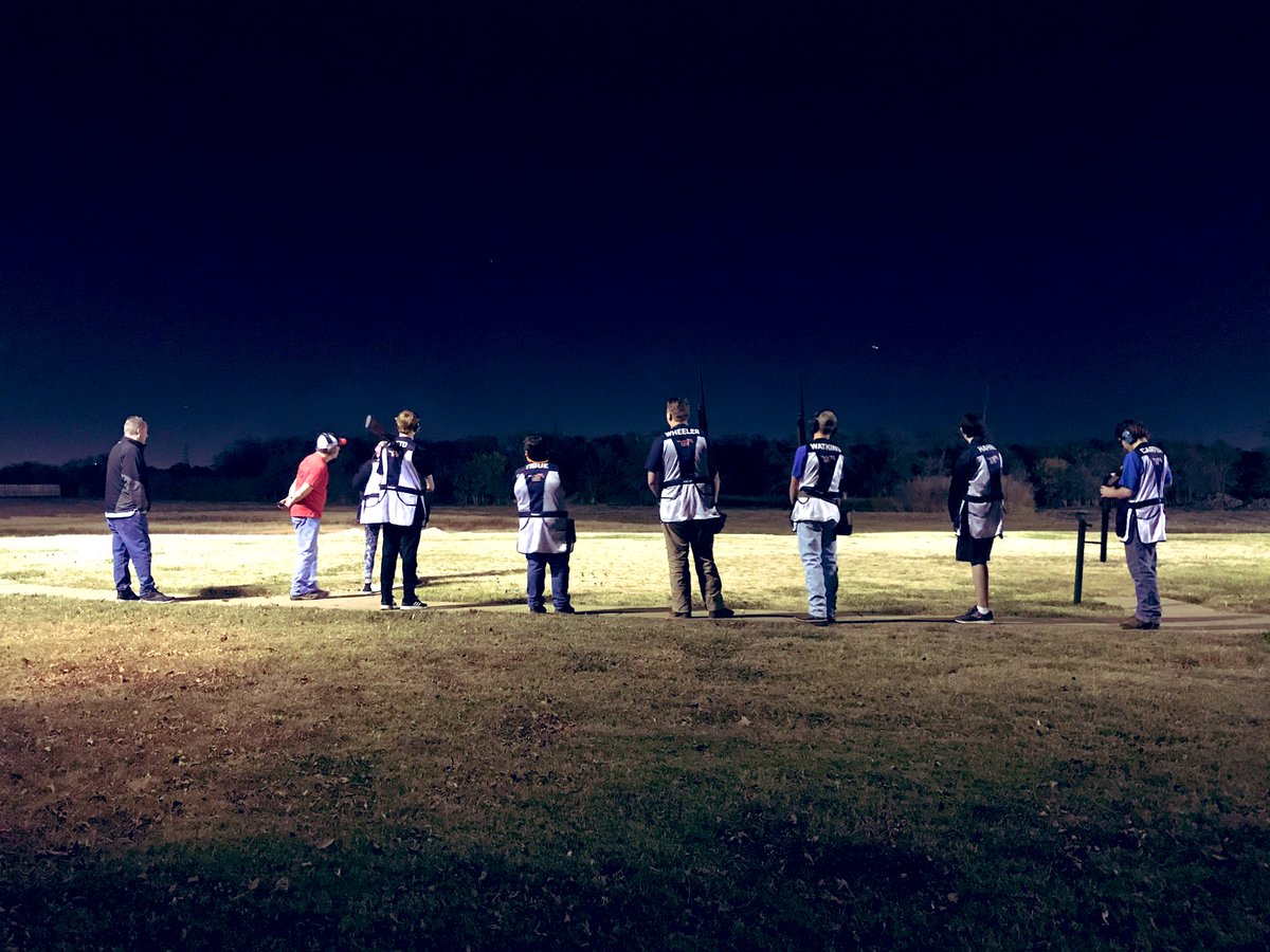 TeamGrapevine's tweet photo. Beautiful night for practice. 
#GHSUnity #Skeet https://t.co/EvKgkIIAeb
