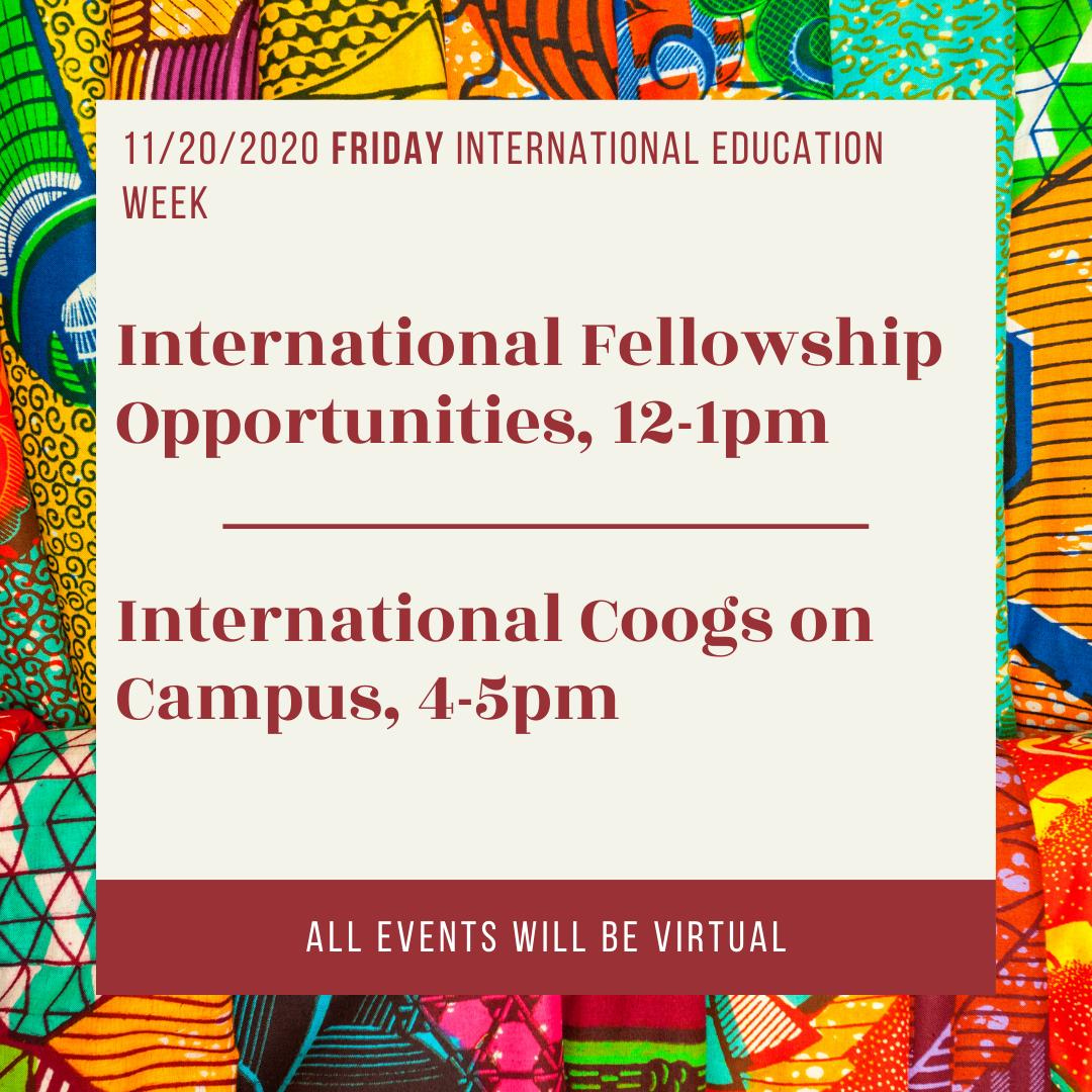 It’s our favorite day of the week⁠
RED COUGAR FRIDAY Y’ALL!!🐾⁠
⁠
IEW2020 has been amazing, we hope you have enjoyed all these great events.👏⁠
⁠
To finish this week strong, check out today’s itinerary 🤳⁠
⁠
#IEW2020⁠