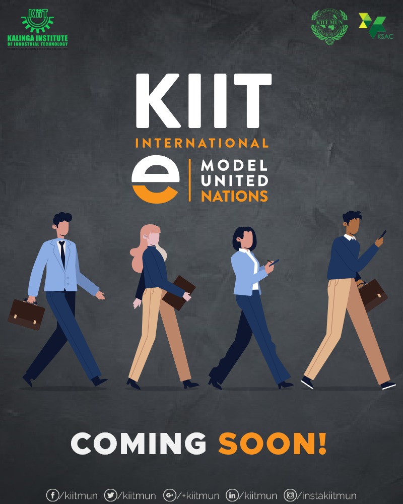 kiitmun's tweet photo. As India plunges into the cheers of festivities, we proclaim that KIIT International E-Model United Nations is at your doorstep. This time we are bringing KIIT MUN literally at the tip of your finger, just a click away! Stay tuned for the latest updates ! #kiitmun #Conference https://t.co/qC7KD1BpST