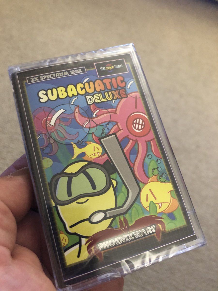 phoenix_ware's tweet photo. Grab your copy of Subacuatica Deluxe now. #zxspectrum fans. Two games for one fab Phoenix Ware price. #retrogaming to your door. https://t.co/uDcf9xOHTu