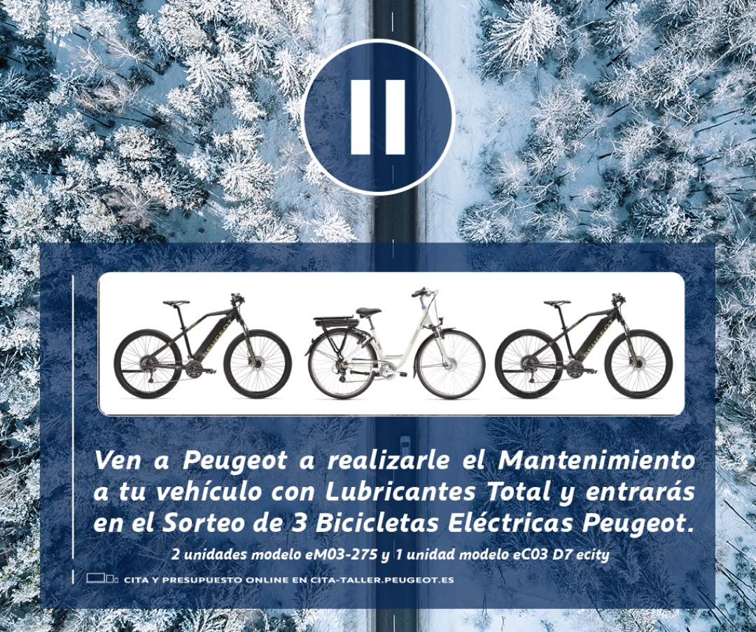 🔥Del 16 de noviembre hasta el 30 de diciembre de 2020, si realiza el #Mantenimiento a su vehículo 🏎 en Talleres Colchón te habilitas a ganar 1 de 3 #Bicicletas 🚴#Eléctricas Peugeot. Pide ya tu cita👉https://t.co/CezrKzoYsJ https://t.co/vZo98fbgX0