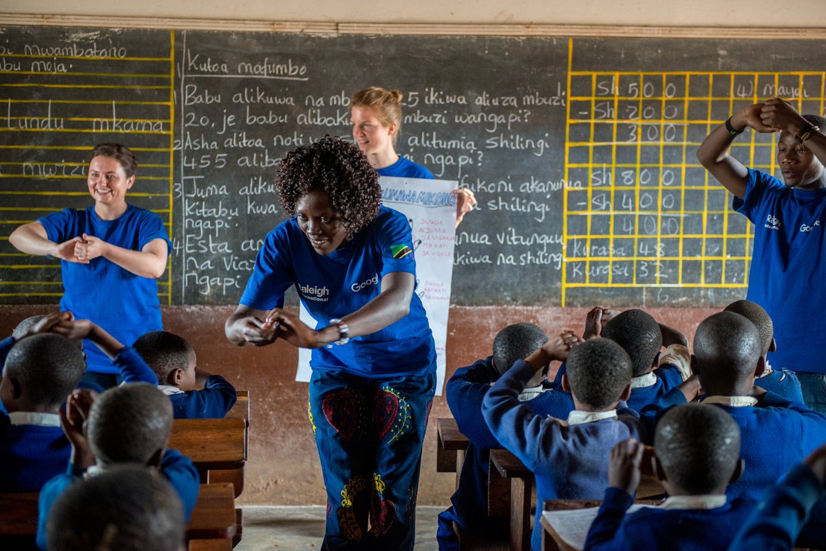 RaleighTanzania's tweet photo. Happy international children's day.
Investing in our future means investing in our children. @raleigh_tanzania and @raleighinternational are investing in children by proving them with the right hygiene education. #WASH #icd2020 #raleightanzania @uniceftz @unicef https://t.co/06qrVFZrLS