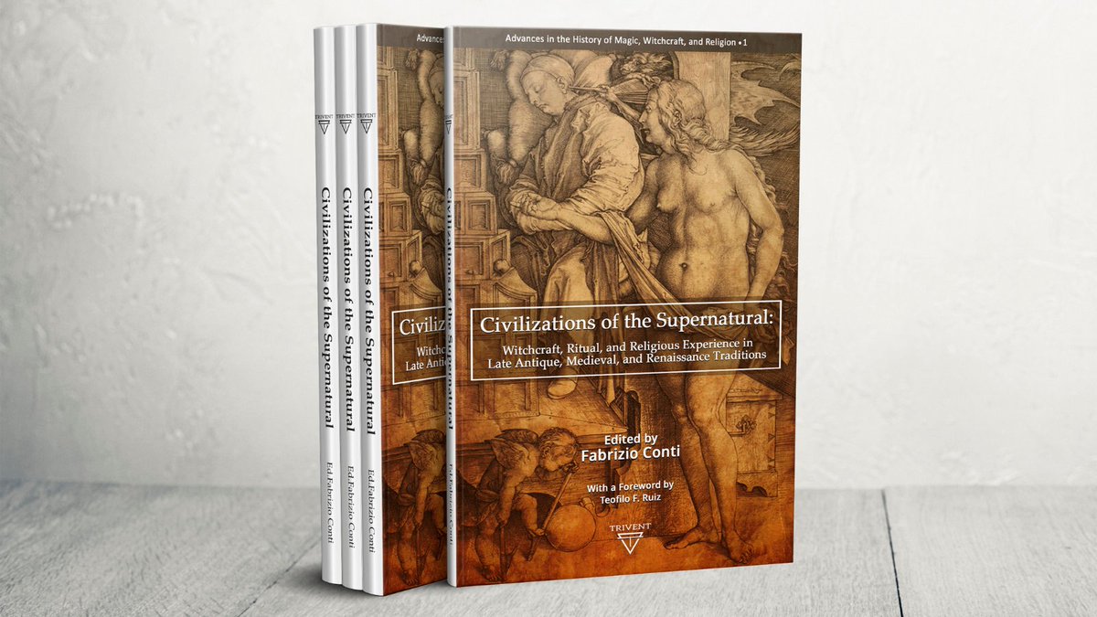 We are so excited to present you our latest publication! Civilizations of the Supernatural brings together 13 scholars of late-antique, medieval and renaissance traditions who discuss everything magic 👉👉 ow.ly/lsdK50CpAvC
#medievalmagic #medievaltwitter #twitterstorians