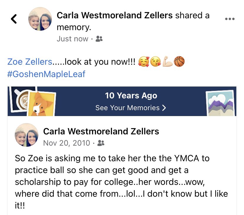 cjzellers5's tweet photo. In my FB memories today...@GCMapleLeafs_WB!! Look at you now @ZoeZellers!! #FutureMapleLeaf 💜 https://t.co/mdgoajPp9b