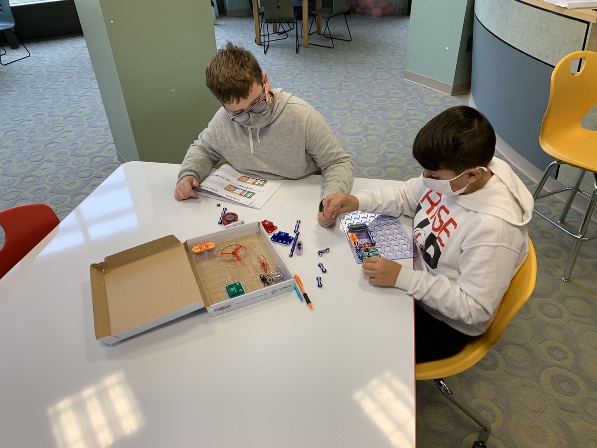 STEAM with 5th graders learning how to design a circuit board to make LED lights and sounds come to life!!