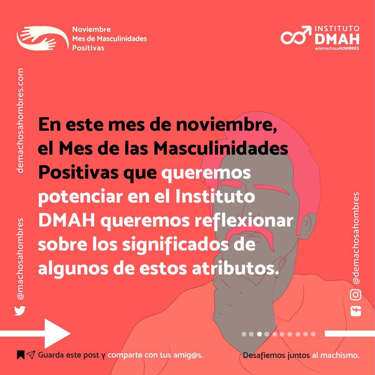 machosahombres's tweet photo. 4 formas de resignificar tu masculinidad
#DiaDelHombre #DiaInternacionalDelHombre #DMAH https://t.co/U7Na3aD57x