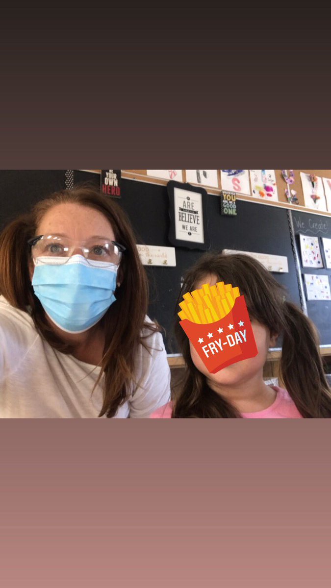 LVolchoff's tweet photo. We’ve been tallying the days of school with a goal of getting to 100. Today we hit 50 so we declared it half day! In the gym they even split themselves in half to make 2 teams!! Lots of activities to come! For now we celebrate with half hair styles! #halfday #mathisfun https://t.co/9X9y7ZigKB