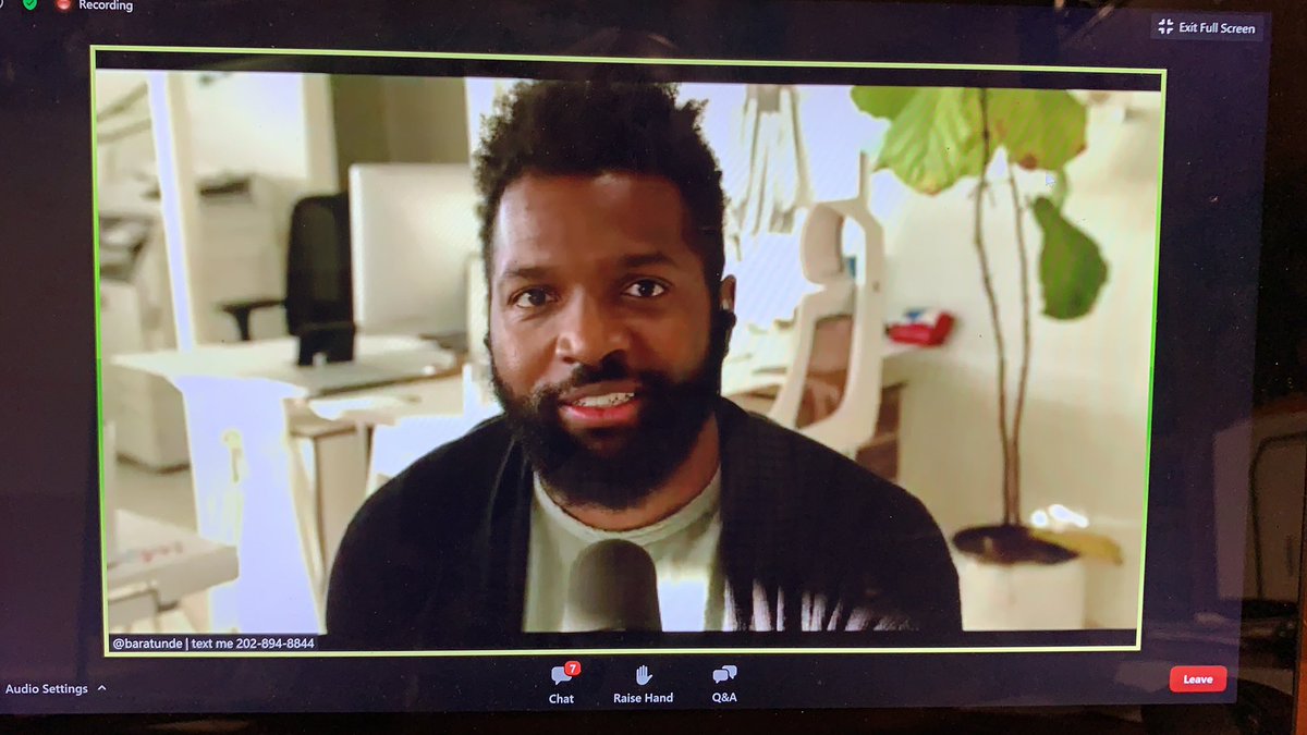 Cush203's tweet photo. Attending the @ILschoolboards virtual summit. Powerful opening keynote by @baratunde Thurston #ilvirtualsummit https://t.co/j30l0Oy4Y4