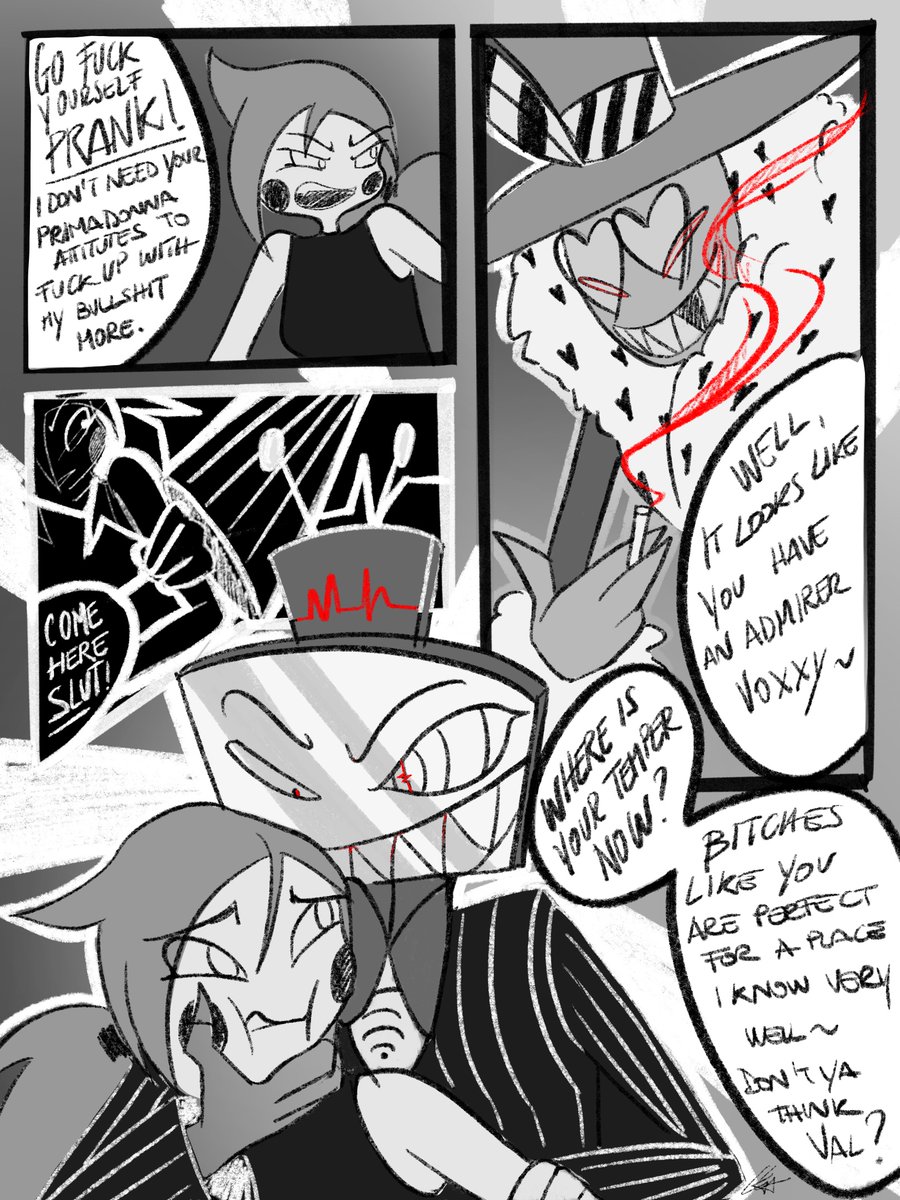 venusdemilo2703's tweet photo. "How it all started"
Here are the first 4 pages of my new comic about my #HazbinHotelOC AJ!
โจmore to come soon, stay tuned! โจ
#HazbinHotel #HazbinHotelFanart #hazbinhotelcomic #HazbinhotelValentino #HazbinHotelVox #Valentino #Vox #digitalart #Procreate https://t.co/xy25357WSH