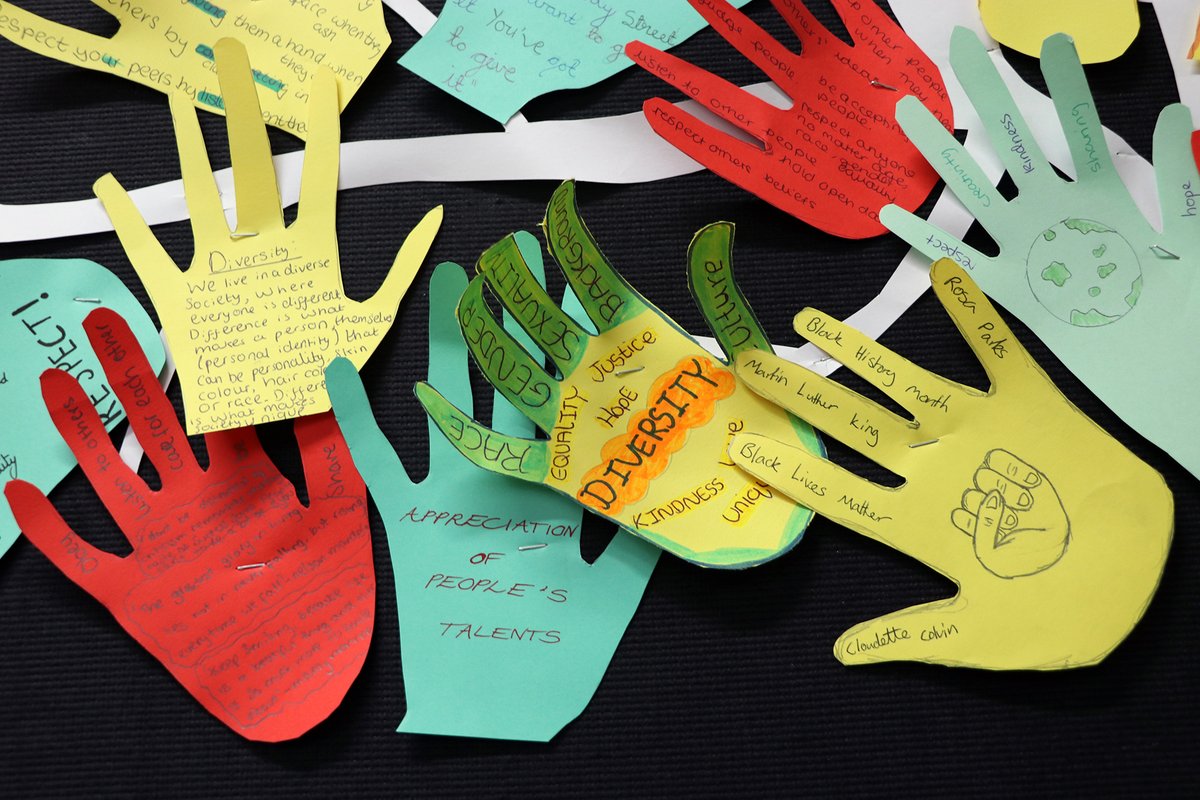 Just like the leaves of a tree, diversity is meant for you and me. Our differences bring us together. 💜💙🧡