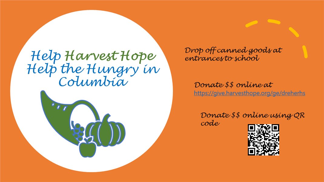 DreherBlueDevil's tweet photo. With 4 days left, 17 supporters in the Dreher community have donated $1757, which Harvest Hope can translate into 8786 meals for hungry Columbians.  Our modest goal was $500.  Thanks to all who have donated, and let's see if a few more people can help us achieve a $2000 goal! https://t.co/85NsQX9DxL