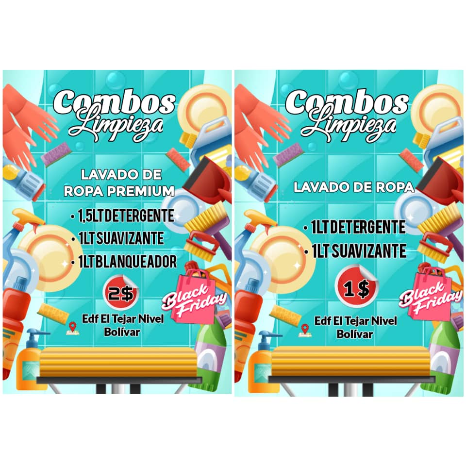 Lav_BalQuin's tweet photo. Ahorre con sus combos de productos de limpieza este 20 y 21 de noviembre https://t.co/KVEuOpeDuy