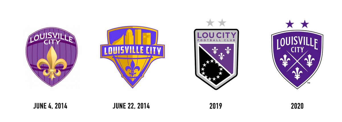   @loucityfc has a contentious branding history. As a Kentuckian, I've followed the saga closely & have compiled a historical thread of its poor decision-making & eventual recovery. Semi-pro, small college, HS teams or organizations w/ small-to-midsize brand budgets, take note.