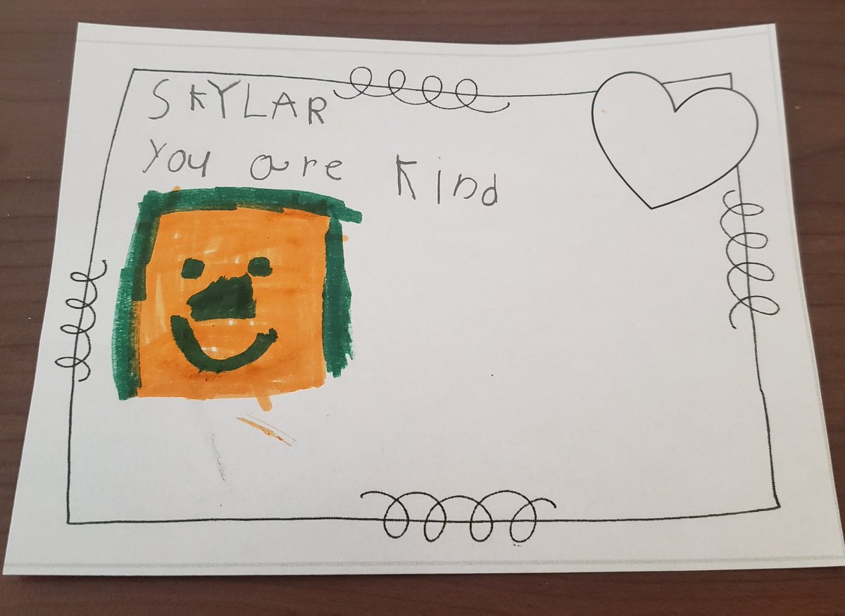 "Remember, you are special because I made you. And I don't make mistakes." Today we watched "You are Special" by Max Lucado and wrote kind notes to our classmates. #AntiBullyingWeek <a href="/StMargaretDP/">St. Margaret of Scotland Elementary School DPCDSB</a>