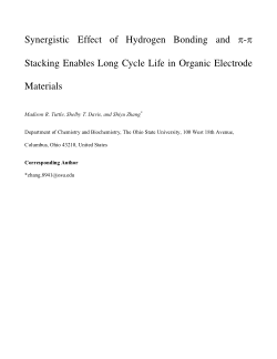 ChemRxiv's tweet photo. Synergistic Effect of Hydrogen Bonding and π-π Stacking Enables Long Cycle Life in Organic Electrode Materials by Shiyu Zhang &amp; co-workers

https://t.co/XWdOxrTenY https://t.co/D9gAP2LWdb