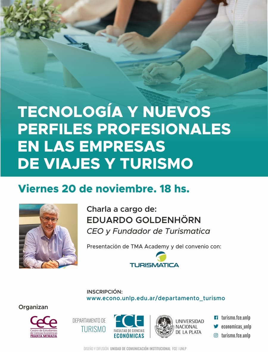 turismo_fceunlp's tweet photo. HOY. Los esperamos!! Link para acceder a la charla en vivo▶️ https://t.co/VykngjndkN https://t.co/uZcki80p57