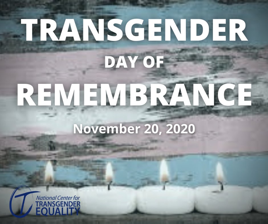 Today, #trans people and our allies pause to honor the lives of those in our community lost to hate-based violence. Established 22 years ago, this solemn day began as a response to the murder of Rita Hester in Boston in 1998. #TDOR #TransgenderDayOfRemembrance
