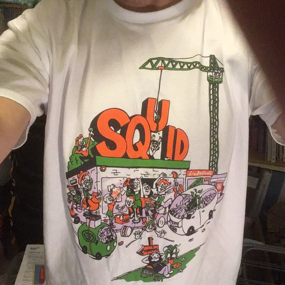 Busy couple of days on planet Greg, so a bit late, but this was on my back today for #tshirtday BBC Radio 6 Music

The last gig I went to, all the way from 8th March was <a href="/squidbanduk/">Squid</a> <a href="/EBallroomCamden/">Electric Ballroom</a> .
Yup, still missing going to gigs...