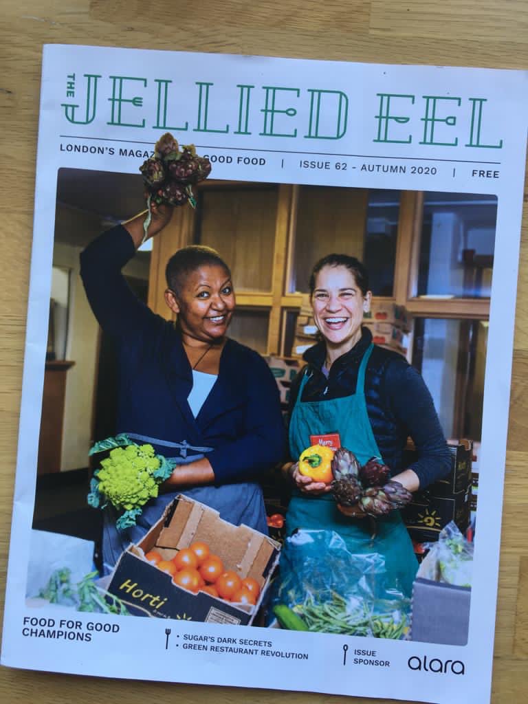 AmyMerrigan's tweet image. Bit late to the party but finally got my hands of a copy of @jelliedeelmag featuring @WasteNotProject and @Mentewab ! 🥬🥰