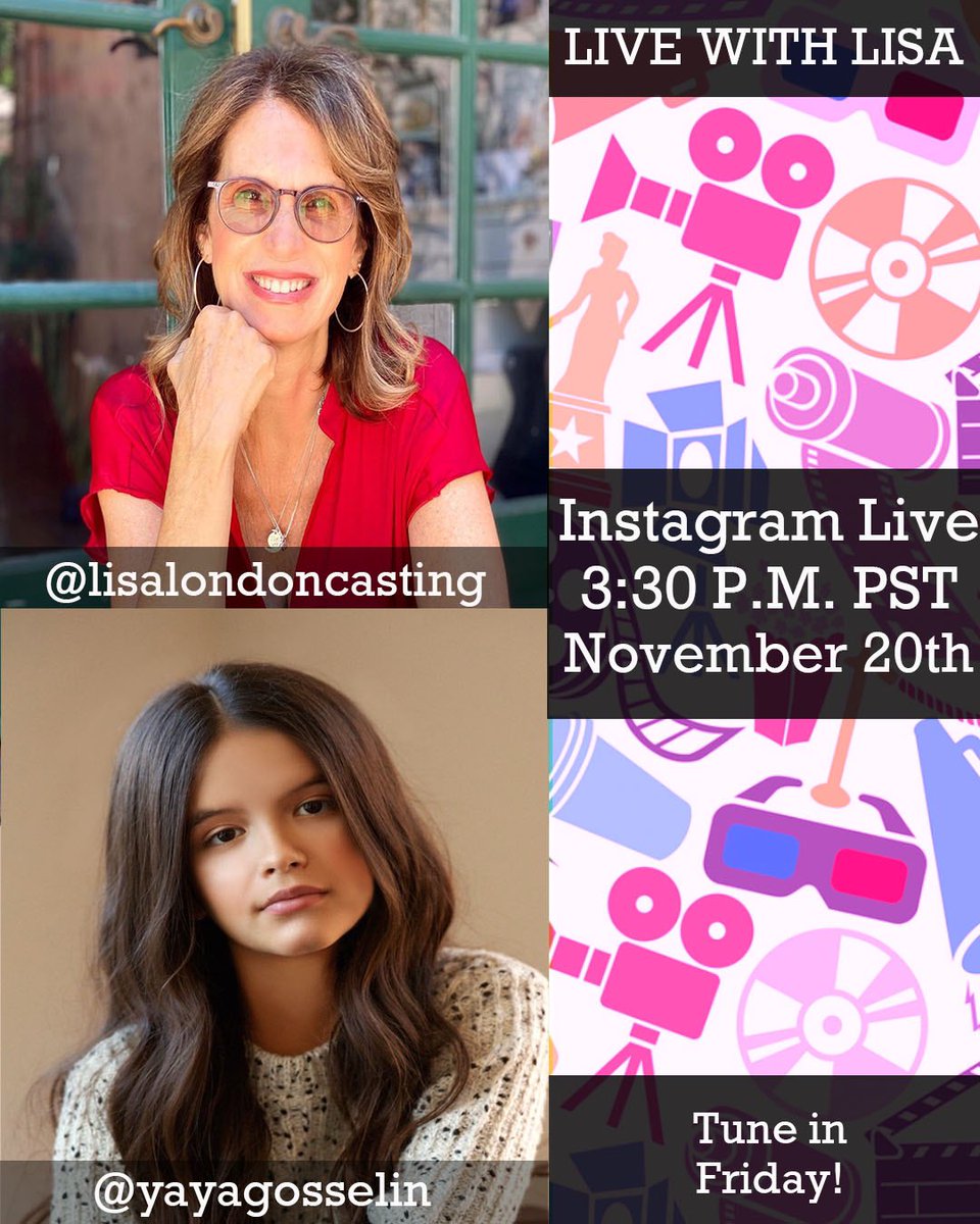 llondoncasting's tweet photo. Today at 3:30 pm (pst) on Instagram Live, check out what the young talented @yayagosselin has to say about acting at such a young age &amp; being one of the stars of #WeCanBeHeroes airing on Netflix on 1/1/21 plus much more 
#livewithlisa #acting #actingtips https://t.co/z1OJ0XvSfh