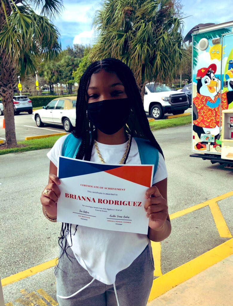 WatkinsSeminol1's tweet photo. We are very proud of  Brianna and Miloura for passing the Algebra EOC! Great job! #resultsarecomingin https://t.co/BGYMjwH6Am