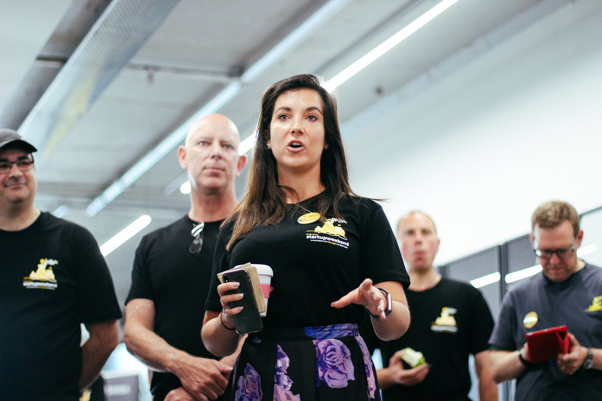HackathonsNZ's tweet photo. Starting the morning with 1 minute updates with introductions from our first 4 mentors! 
#swwlg #startupweekendwellington https://t.co/CdEK4FAA4d