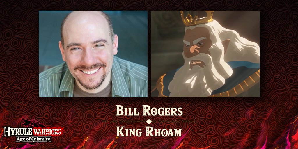 His Majesty has returned!  @billsvoice reprises his role as the King Rhoam in Hyrule Warriors: Age of Calamity.