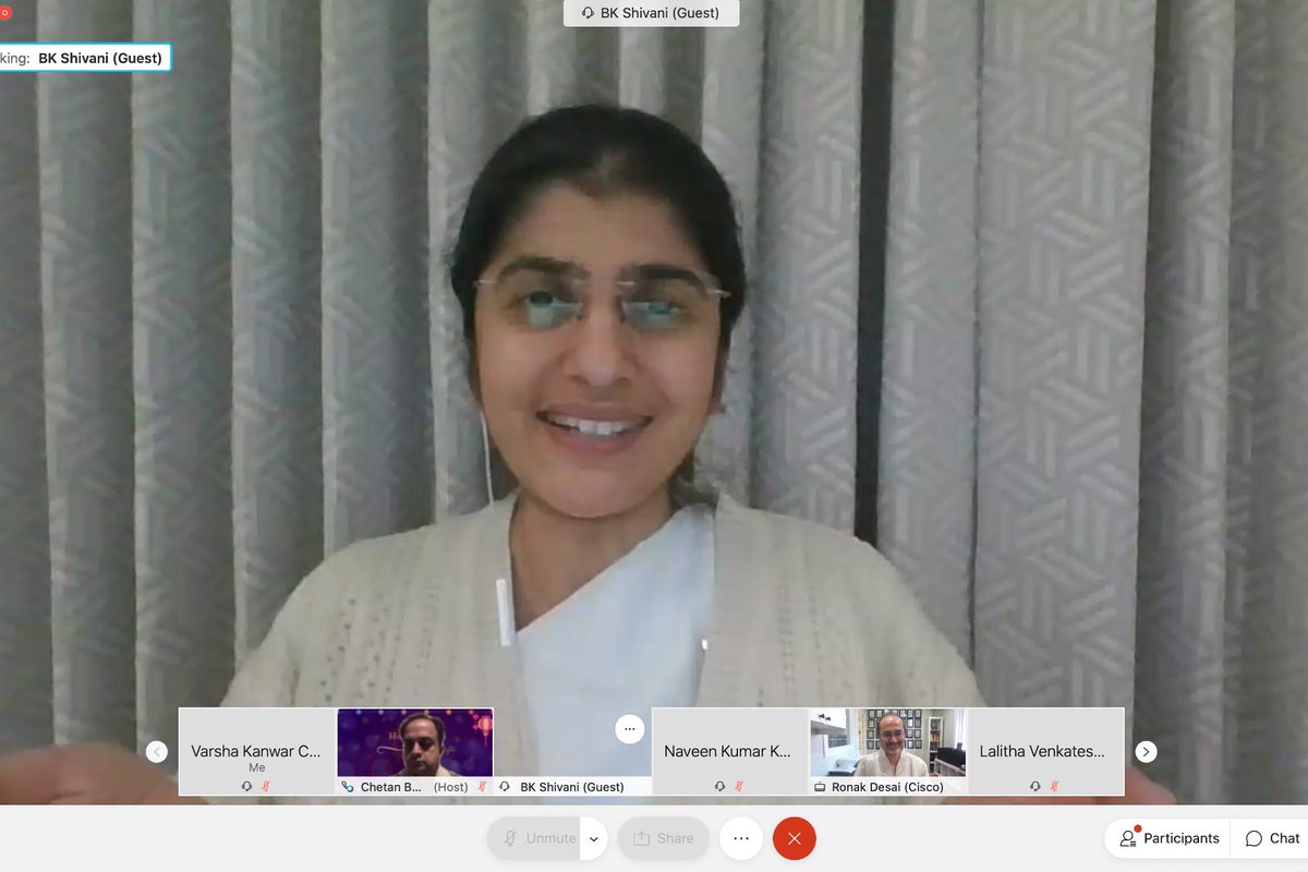 CiscoIcon's tweet photo. “‘I accept you as you are’.. unconditional acceptance is the best gift we can give each other this festive season.” Peace, generosity, gratitude inspired #Diwali celebrations with special guest @bkshivani. Huge thanks to our Exec Soonsor @kchakkarapani, VP #CiscoCX. #WeAreCisco https://t.co/52CbvMIz1y