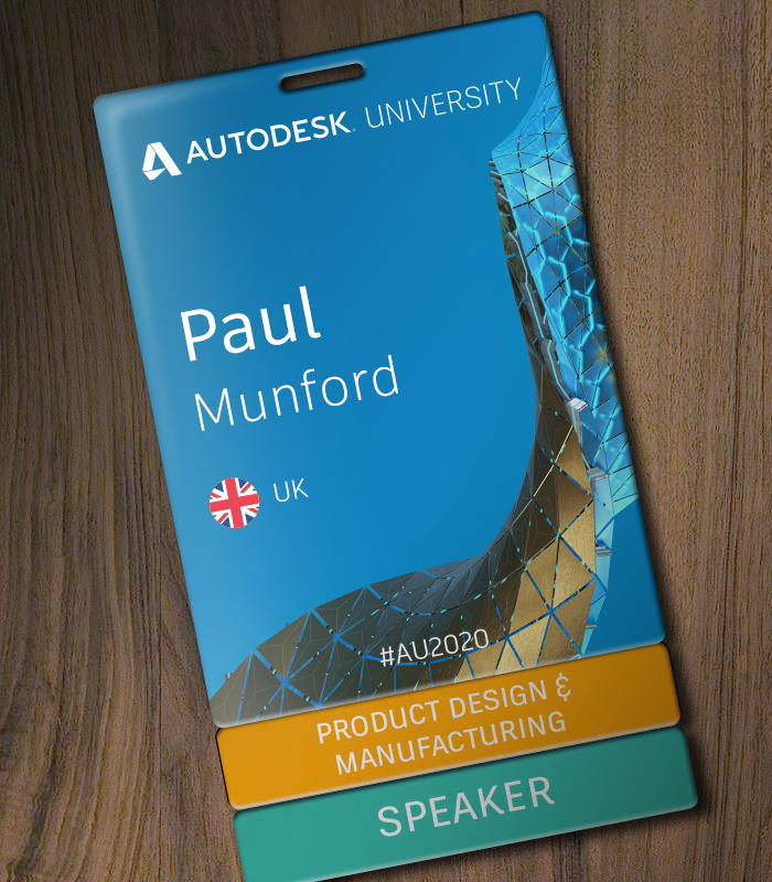 autodesku's tweet photo. Always a pleasure to see you at AU, @PaulCADMunford! https://t.co/AT1gtvjOgK