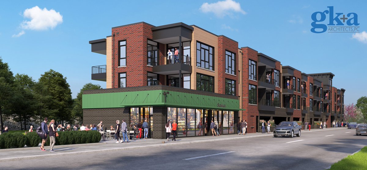 gkaarch's tweet photo. Coming soon, modern multifamily/ mixed use development, Roselle Park, NJ https://t.co/I6oggcu3el