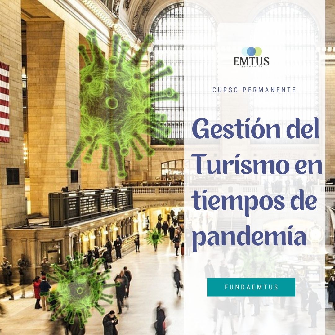 Desde la Fundación EMTUS, te invitamos a participar en los cursos GESTIÓN DEL TURISMO EN TIEMPOS DE PANDEMIA, y  CICLOVÍAS EMERGENTES. Cursos cortos y prácticos,  con actividades y foros dinámicos, que permiten generar espacios de discusión.

 info emtusfundacion@gmail.com