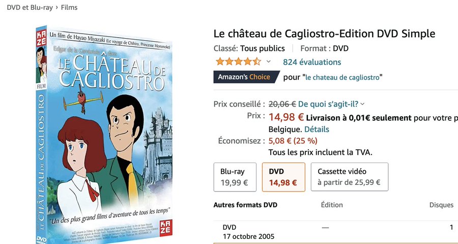 ルパン三世カリオストロの城の海外の反応や評価感想 名言集 あらすじネタバレ Cinemahitstv シネマヒッツ 映画のあらすじネタバレ 感想評価と口コミレビューを掲載