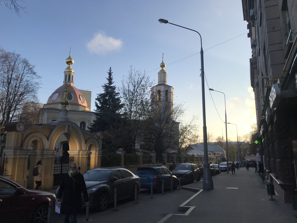 It was called Moscow Fraternal Cemetery and was located in the north of Moscow, in what used to be Vsekhsvyatskoe village (named after All-Saints church in the picture below) and now is known as 'Sokol' district.