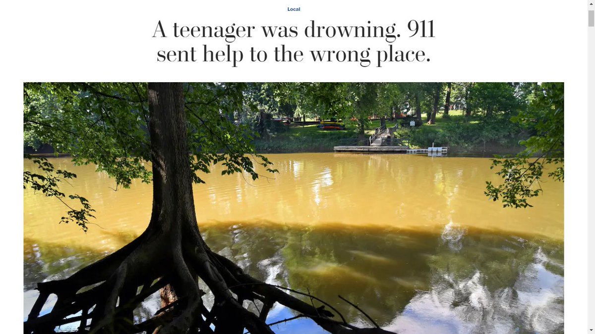 (2) After the drowning of Fitz Thomas, there was transparency, accountability & rapid changes at both Loudoun & Montgomery 911 centers. Appointed officials were candid. Elected officials spoke up. An investigative report issued. The local news media covered it in a big way (more)