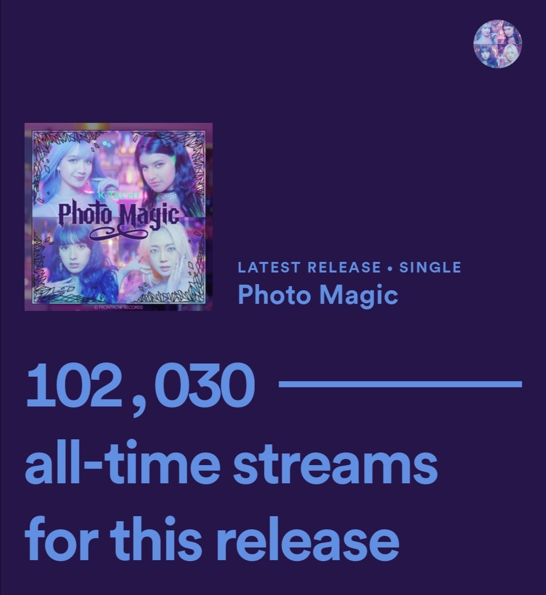 kaachiofficial's tweet image. 100k streams on Spotify! Thank you Uni-k! ♡

#KAACHI #KPOP #PHOTOMAGIC_KAACHI #SPOTIFY