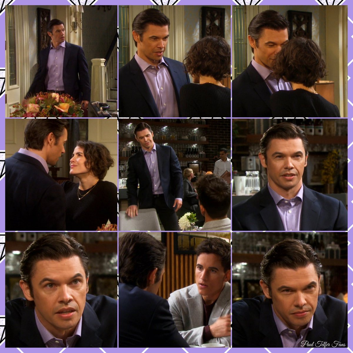 PaulTelferFans's tweet photo. Happy Friday!....looks like another #Xarah day today.  Some screenshots from yesterday's #DaysOfOurLives episode.   #Xander #Xarah #XanderCookKiriakis #SarahHorton #CharlietheIntern  #PhilipKiriakis #PaulTelfer #LinseyGodfrey #JayKennethJohnson #MikeCManning https://t.co/uiVtmYjzeH