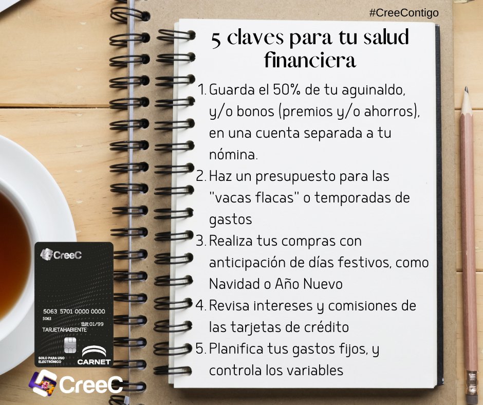 Es responsabilidad de todos nuestra Salud Financiera
cuidarla es nuestro deber.
Compartimos algunos consejos que te ayudaran a controlar de mejor manera tus finanzas
Ayúdate a mejorar la economía de tu familia y tu negocio
Aprender de manera fácil a manejar y organizar tus gastos