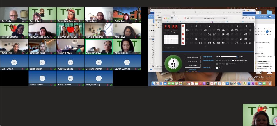 Thank you all for attending our first virtual bingo! We loved seeing you all and meeting new faces! Happy Friday! Have a great weekend! Stay safe! 🍎🤗