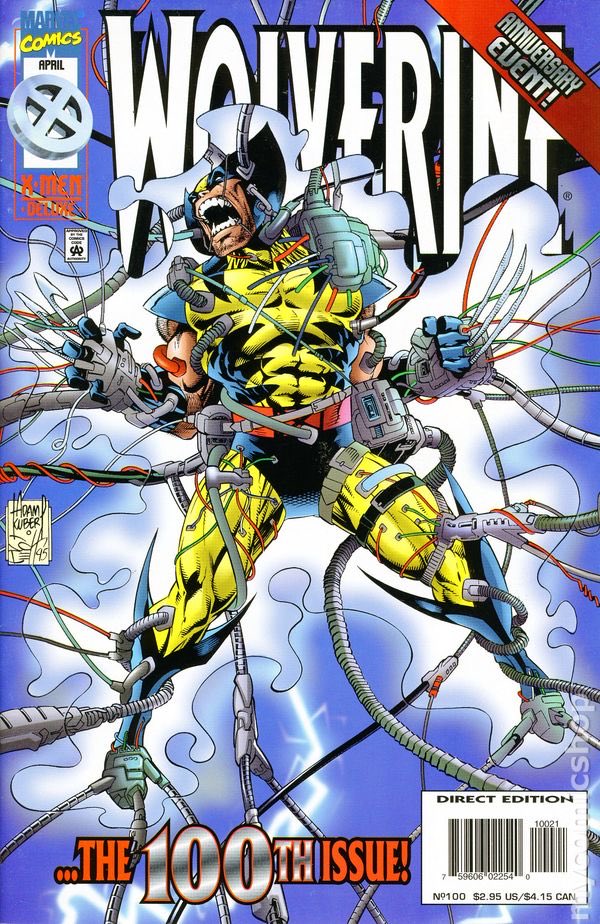 Wolverine issues #100 and #125 (newsstand and DF variant)