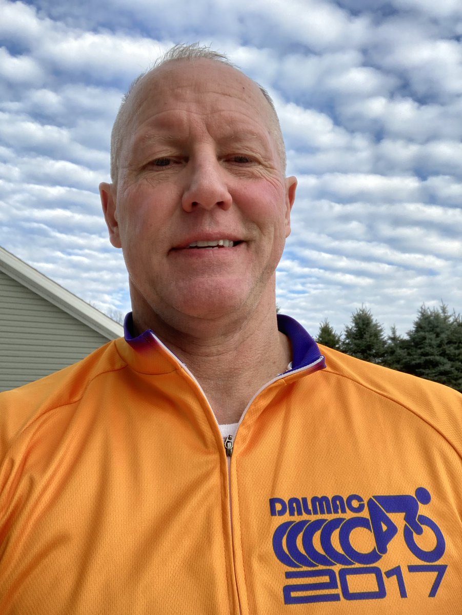 RussClock's tweet image. Wore orange for November ride in Michigan
