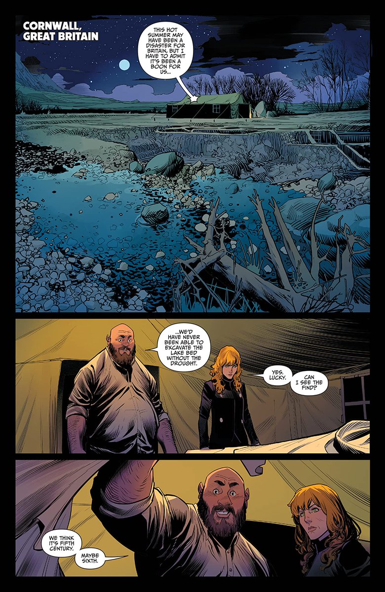 ONCE & FUTURE (2 volumes - ongoing)by  @kierongillen,  @Danmora_c,  @TBonvillain, and  @eDukeDW Arthurian legend! In the present! Except the King is undead! Magic and story tropes are all real! Grandmother and grandson go on an adventure!