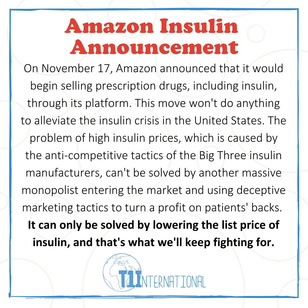 t1international's tweet photo. There are no corporate saviors. We need action to lower the list price of insulin, now. (credit to @coinsulin4all for creating the second graphic). #insulin4all https://t.co/sCYEEXwPxh