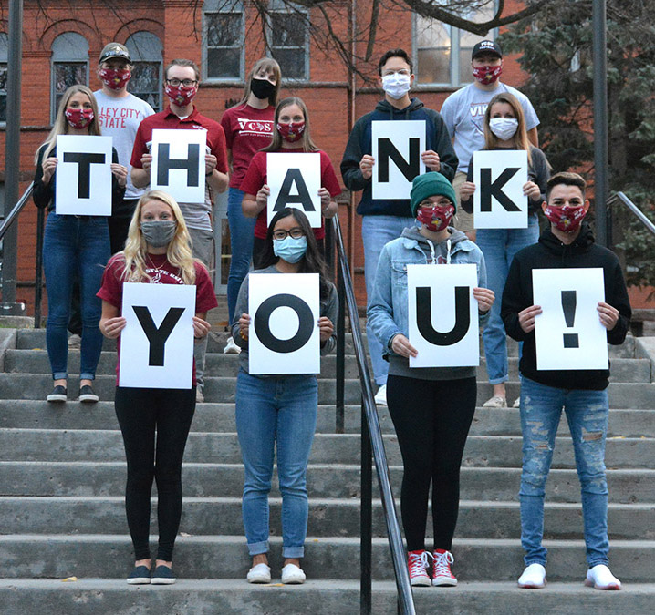 VCSU's tweet photo. More than 130 donors came together to raise $22,000 for student scholarships on our first Viking Day of Giving! Thank you for your support of VCSU students! #VCSUgives #VCSUVikingPride
Read more: https://t.co/TZDWx18TNH https://t.co/QNZA58dco6